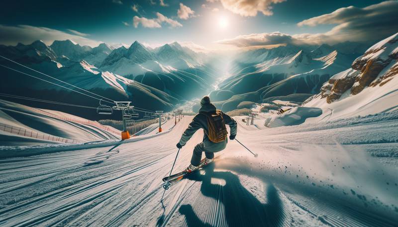 Skifahren: aufregende Abenteuer auf malerischen Pisten der Alpen und des Kaukasus Skifahren: aufregende Abenteuer auf malerischen Pisten der Alpen und des Kaukasus